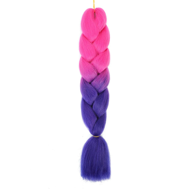 24 Inch Jumbo Braids Extensions – Synthetic Afro Ombre Kanekalon Hair for Children