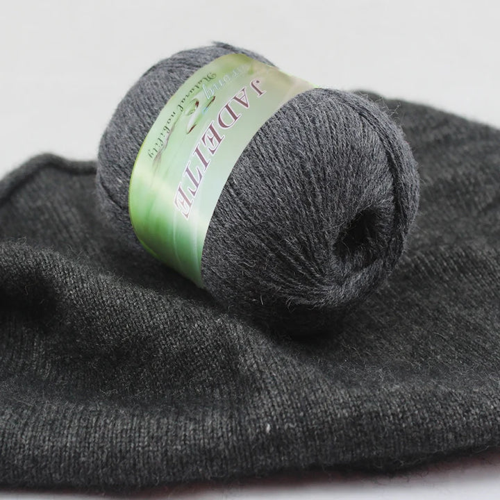 400g Luxury Cashmere Yarn Set (8 Pieces) – Combed Goat Wool for Sweaters, Scarves, Pants & Winter Knitwear