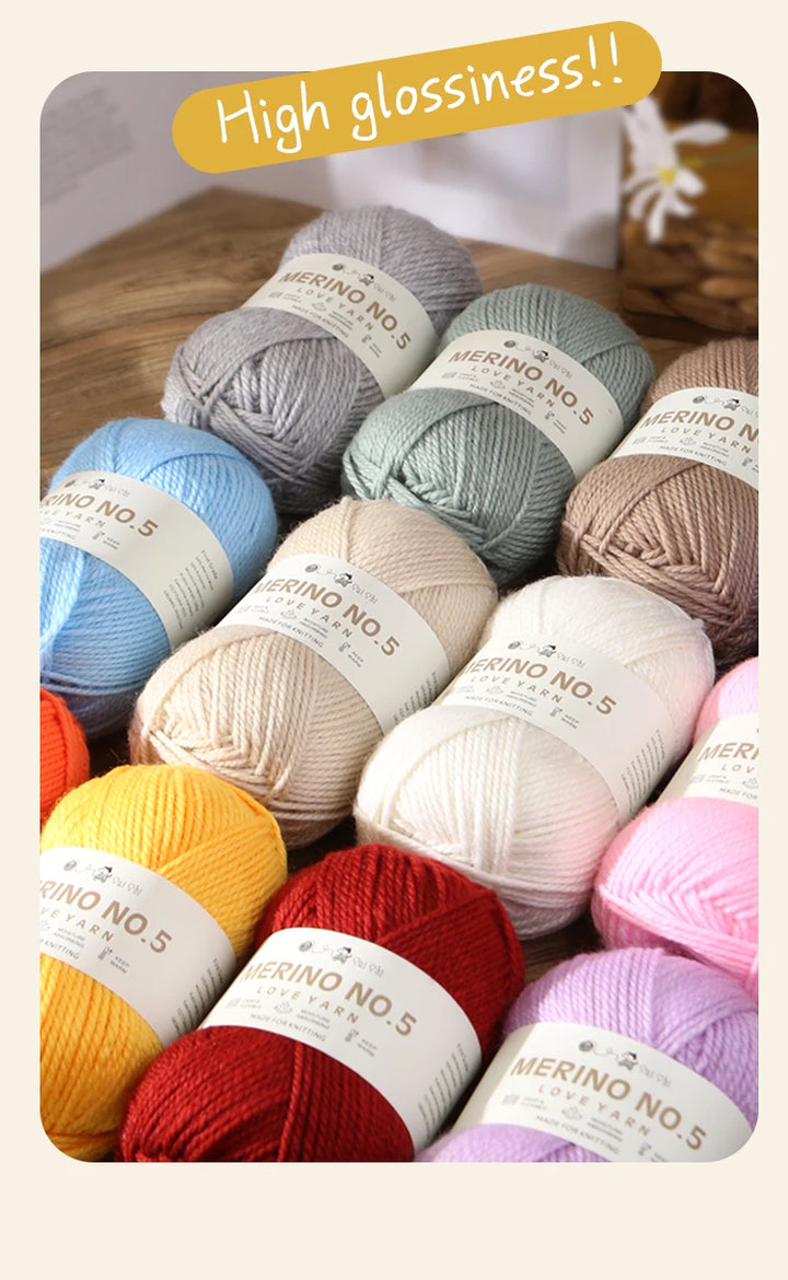 400g Alpaca Wool Blend Yarn Set (4 Pieces) – 245 Stick-Needle Medium-Thick Yarn for Sweaters, Coats, Scarves & DIY Crafts