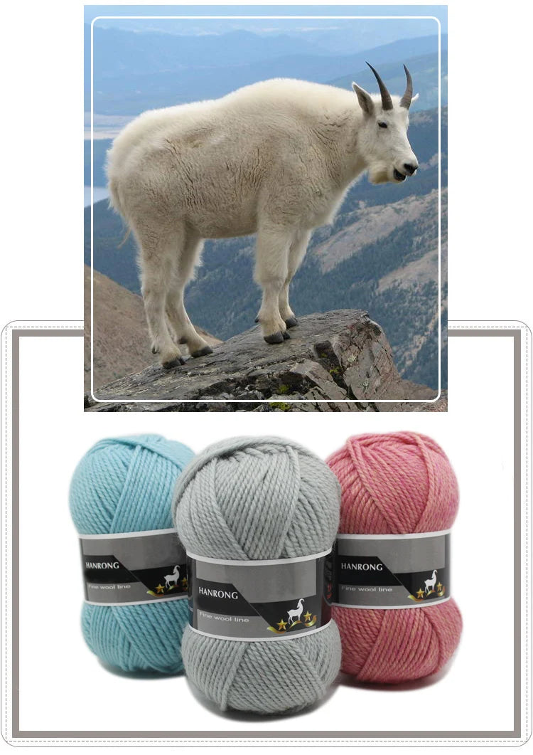 400g Thick Alpaca Wool Yarn – Chunky Knitting Yarn for Sweaters, Scarves, Hats & Coats (4 Skeins Pack)