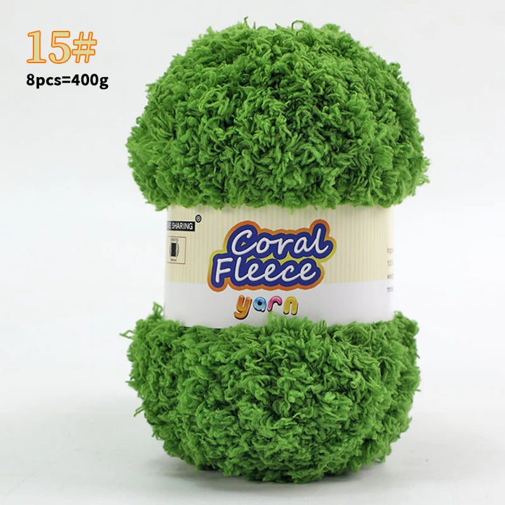 Soft Coral Yarn – Fluffy, Skin-Friendly Knitting Yarn for Sweaters, Scarves & DIY Winter Wearables