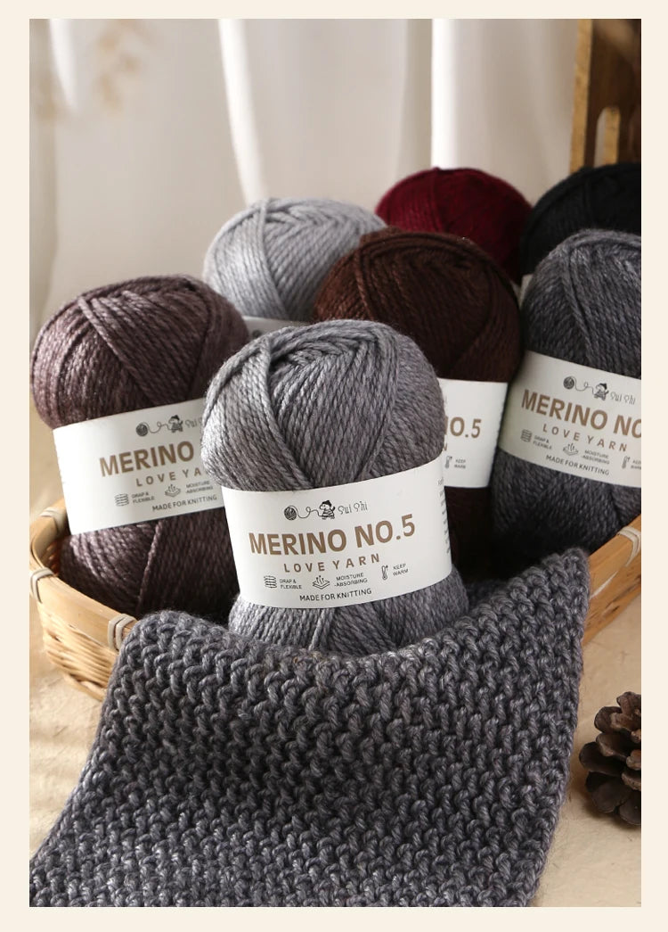 400g Alpaca Wool Blend Yarn Set (4 Pieces) – 245 Stick-Needle Medium-Thick Yarn for Sweaters, Coats, Scarves & DIY Crafts