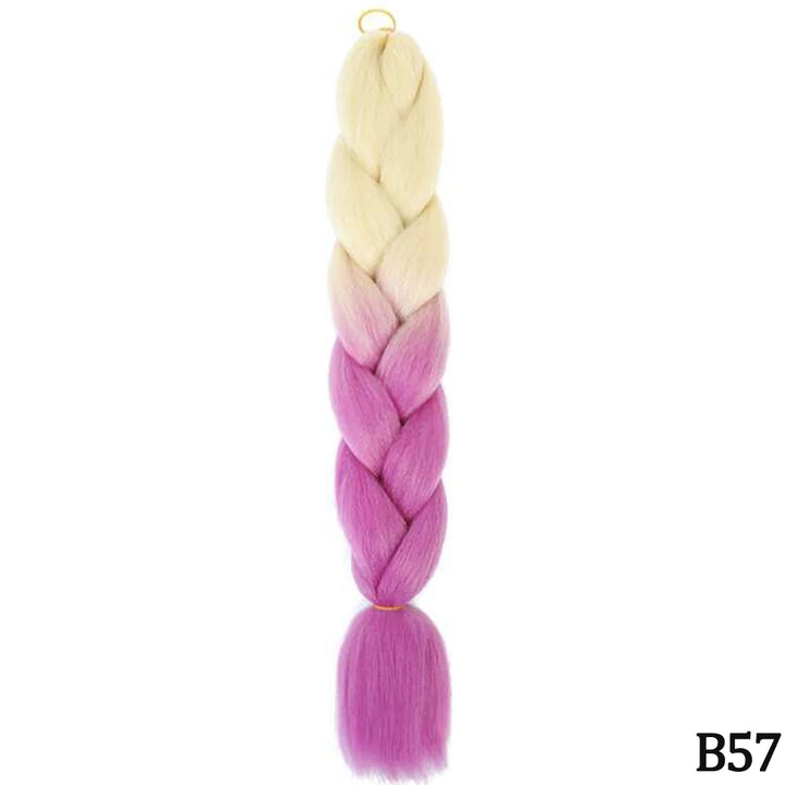 24” Synthetic Yaki Braids – Kanekalon Ombre Jumbo Braiding Hair Extensions 22