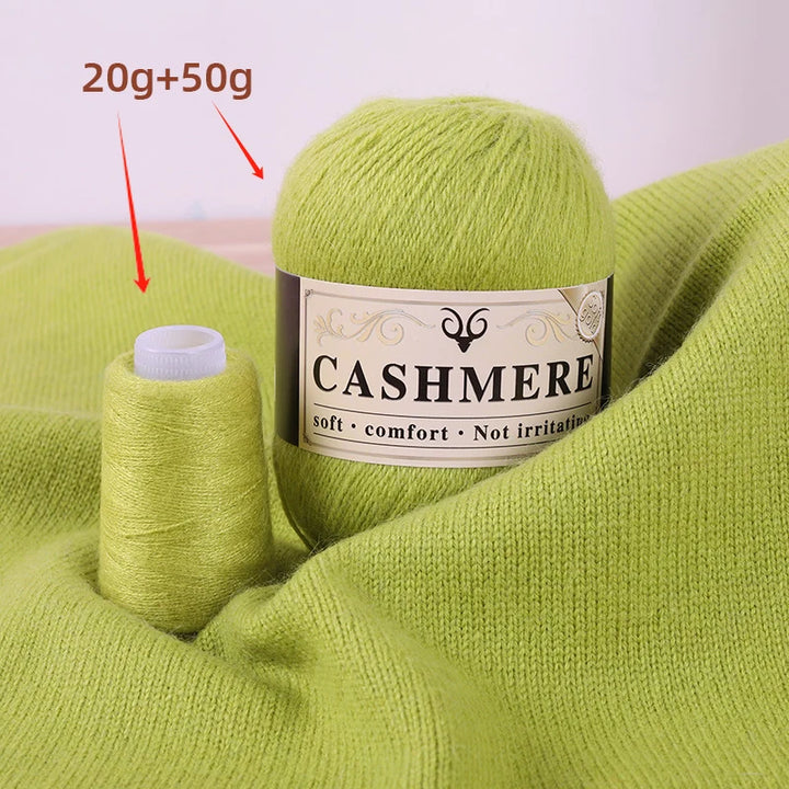 Cashmere Yarn for Hand Knitting – Soft Luxury Yarn for Sweaters, Woolen Garments & Handmade Crafts