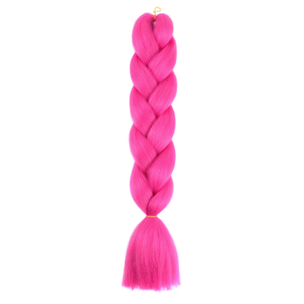 24 Inch Jumbo Braids Extensions – Synthetic Afro Ombre Kanekalon Hair for Children