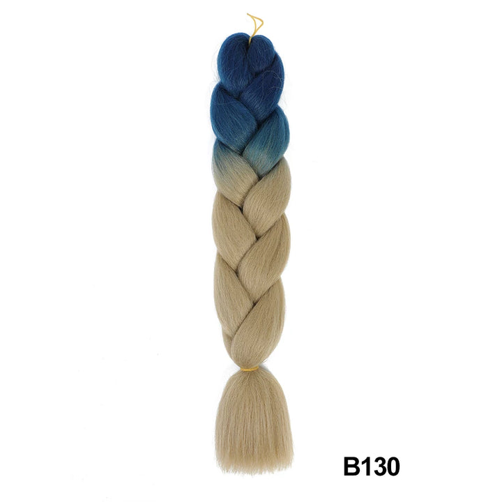 Synthetic 24 Inch 100g Ombre Jumbo Braiding Hair – Kanekalon Twist Extensions