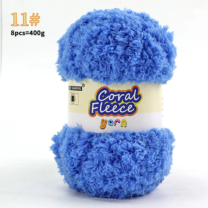 Soft Coral Yarn – Fluffy, Skin-Friendly Knitting Yarn for Sweaters, Scarves & DIY Winter Wearables