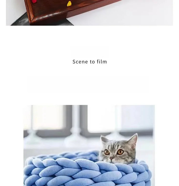 Extra Thick Icelandic Yarn – Super Bulky Easy-Knit Yarn for Cat Beds, Bags & Home Crafts