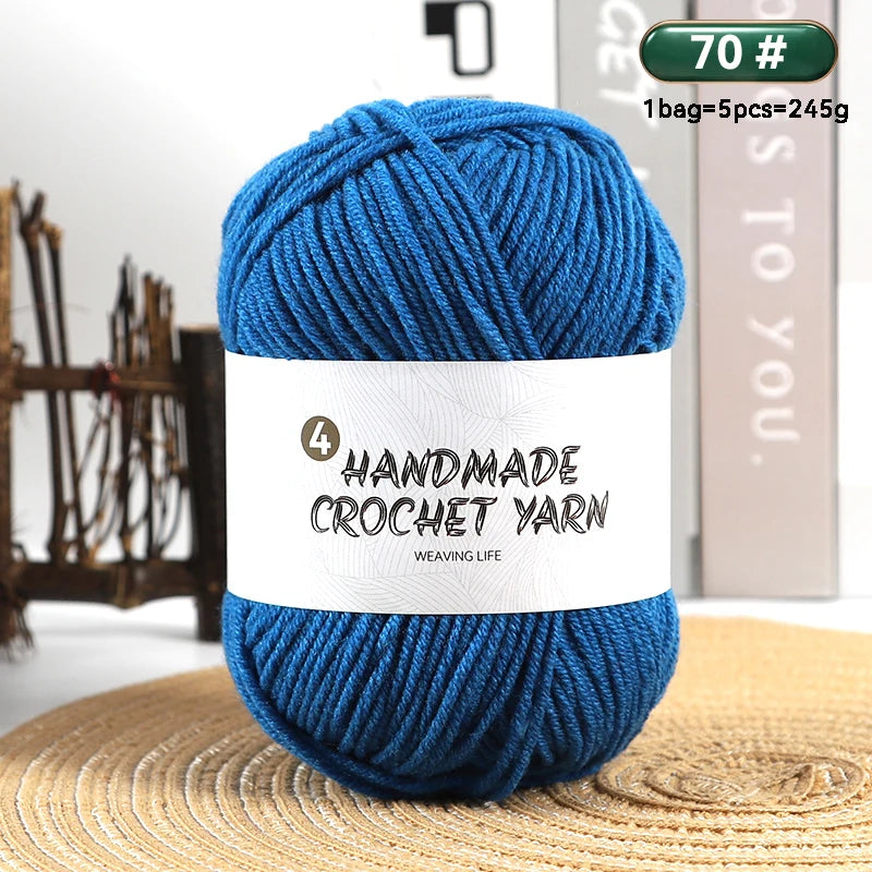 High-Quality 4-Ply Acrylic Yarn – Soft & Lightweight Knitting Yarn for Sweaters, Scarves, Coats, Gloves & DIY Crafts