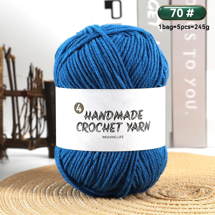 High-Quality 4-Ply Acrylic Yarn – Soft & Lightweight Knitting Yarn for Sweaters, Scarves, Coats, Gloves & DIY Crafts