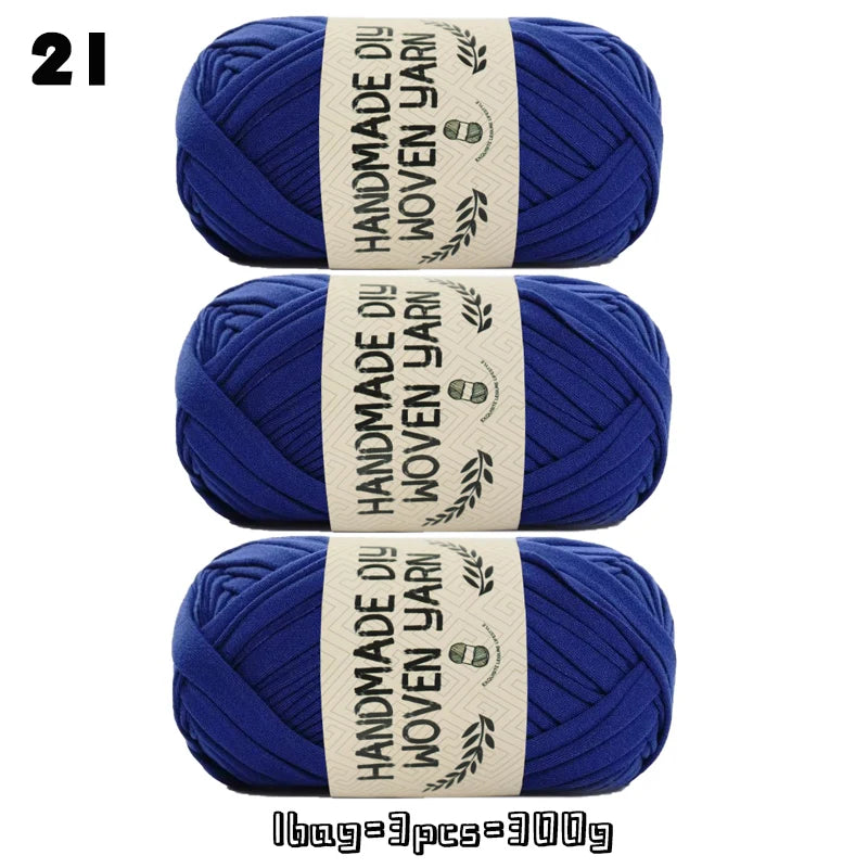 High-Quality Polyester Fabric Yarn – High-Elastic Yarn for Bags, Slippers & DIY Handmade Crafts