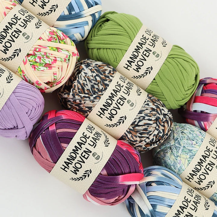 High-Quality Polyester Fabric Yarn – High-Elastic Yarn for Bags, Slippers & DIY Handmade Crafts