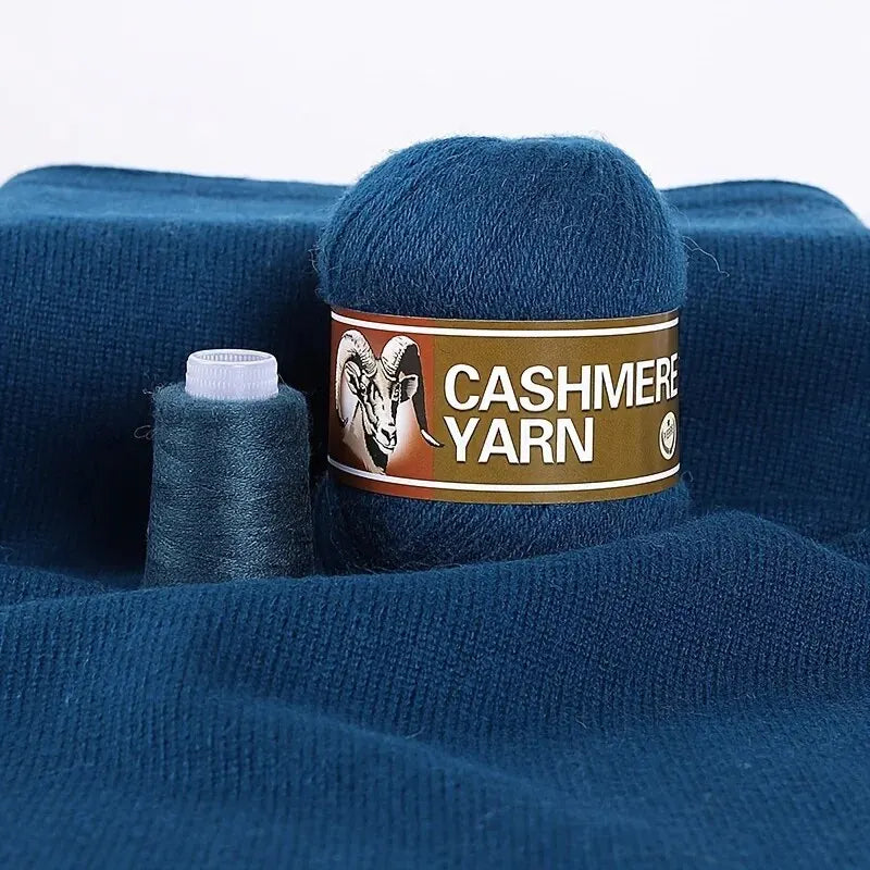 Cashmere Knitting Yarn Balls (6 Pack) – Soft Luxury Yarn for Sweaters, Hats, Scarves & DIY Crafts