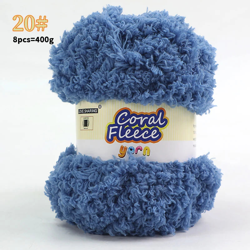 Soft Coral Yarn – Fluffy, Skin-Friendly Knitting Yarn for Sweaters, Scarves & DIY Winter Wearables