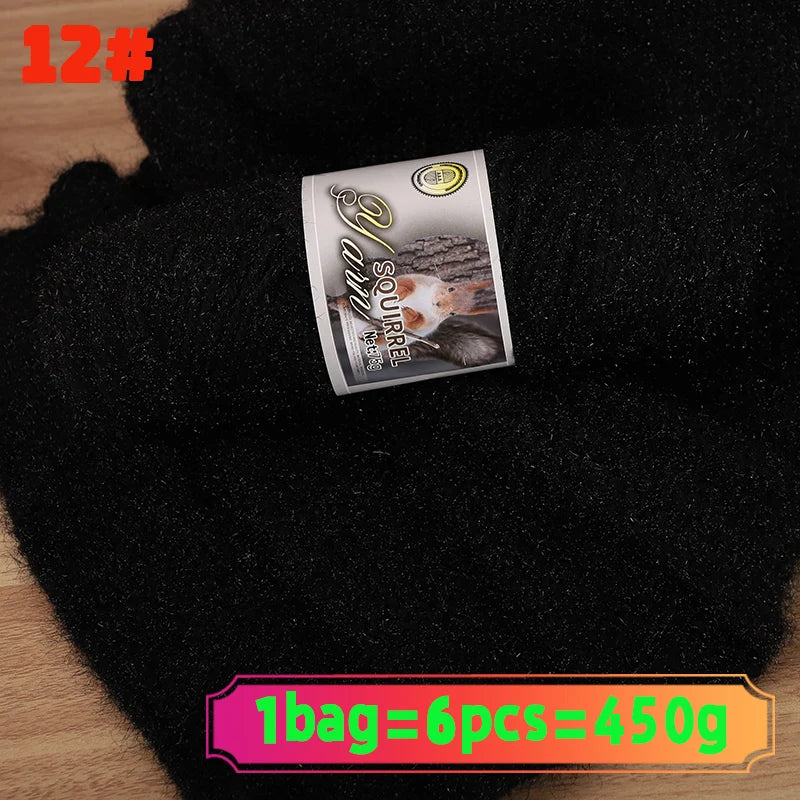 Thick Imitation Fur Yarn Ball – Soft DIY Knitting Yarn for Hats, Scarves, Coats & Shawls