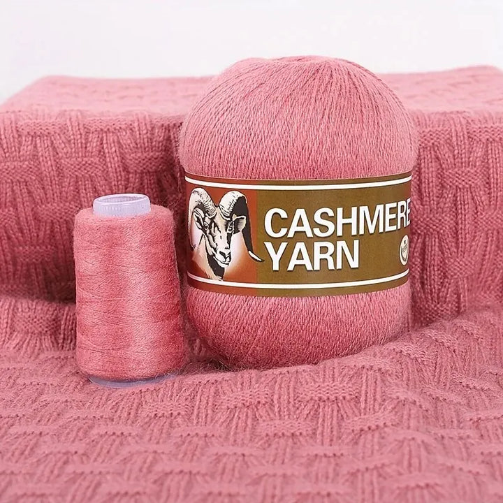 Cashmere Knitting Yarn Balls (6 Pack) – Soft Luxury Yarn for Sweaters, Hats, Scarves & DIY Crafts