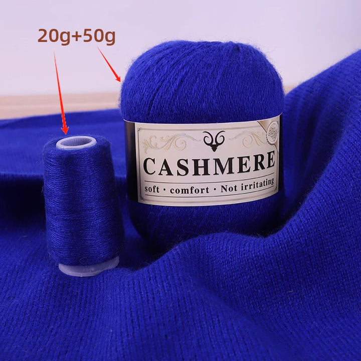Cashmere Yarn for Hand Knitting – Soft Luxury Yarn for Sweaters, Woolen Garments & Handmade Crafts