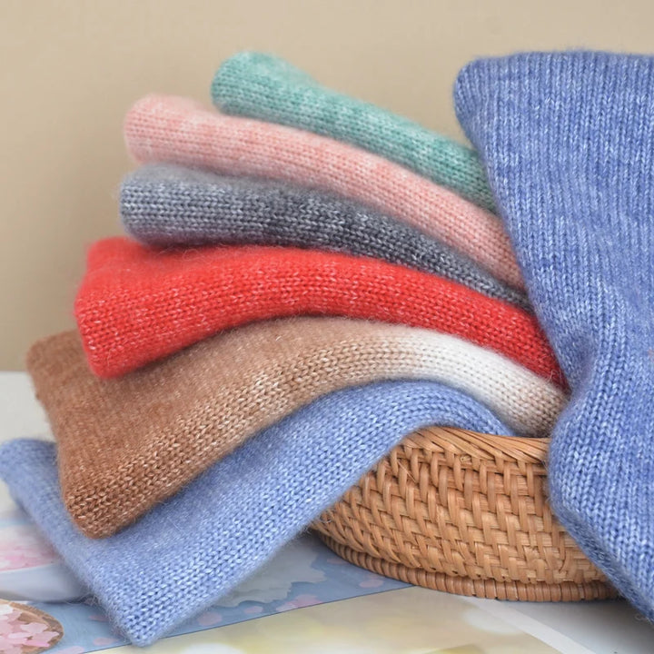 300g High-Quality Cashmere Yarn – Lightweight Multi-Color Yarn for Sweaters, Jackets, Scarves & Hats (6pcs Pack)