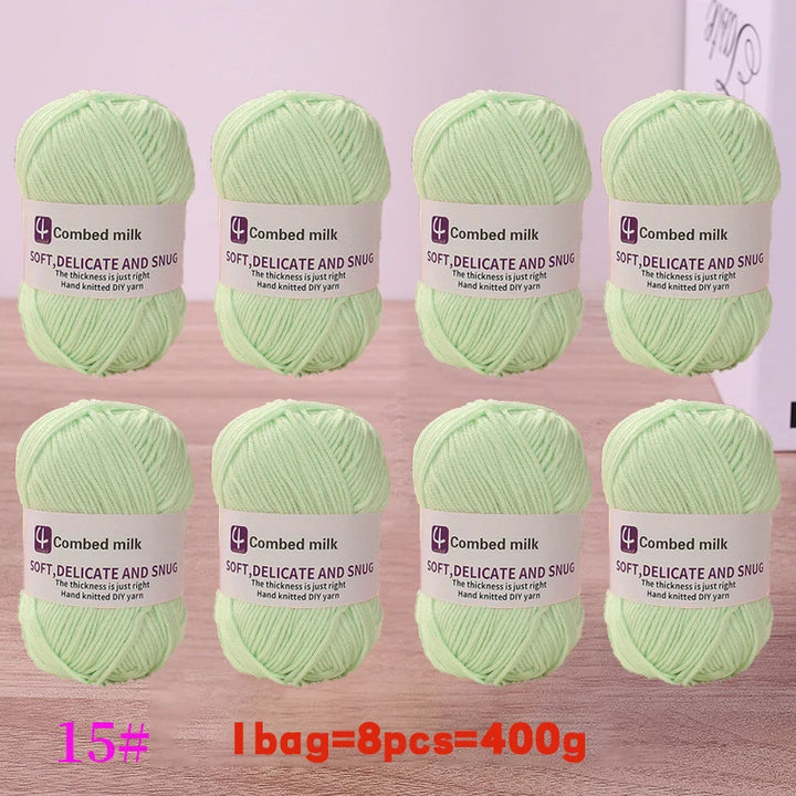 4-Strand Synthetic Knitting Yarn – Soft DIY Craft Yarn for Sweaters, Scarves & Blankets