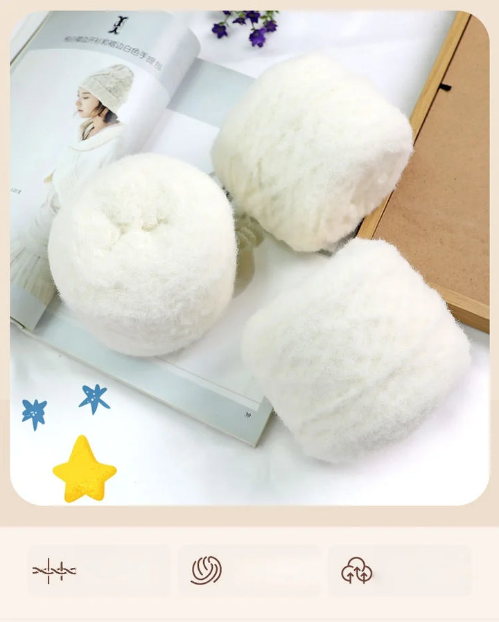 400g Soft Warm Knitting Yarn (4 Pack) – Medium Thick Yarn for Sweaters, Scarves, Hats & DIY Crafts