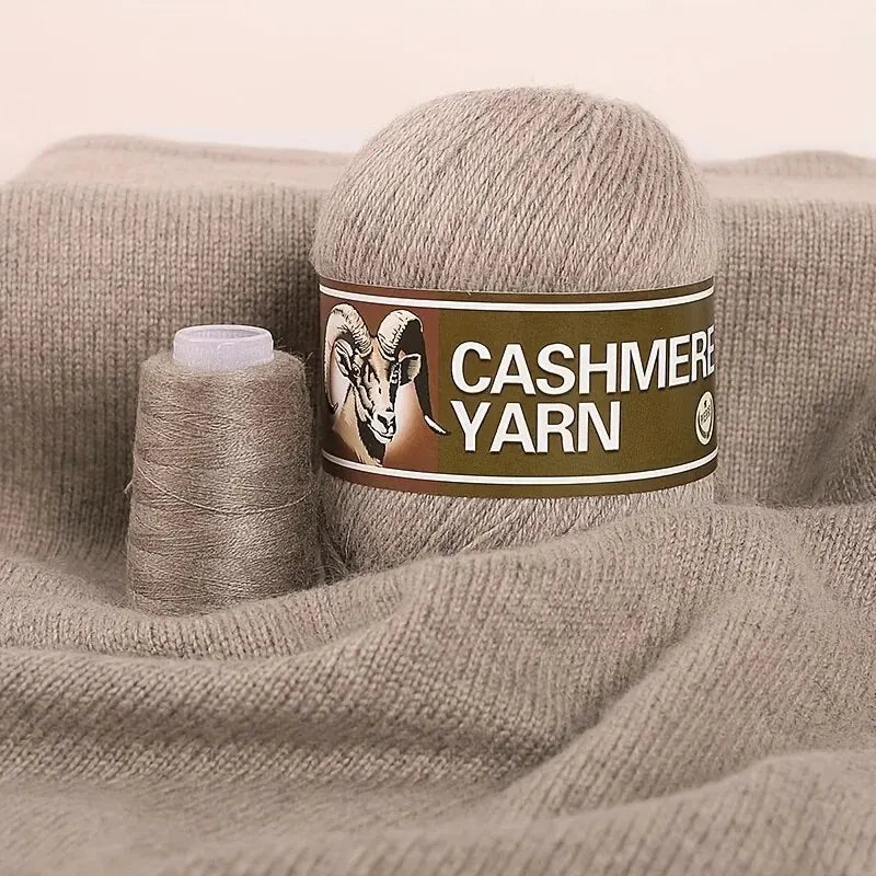 Cashmere Knitting Yarn Balls (6 Pack) – Soft Luxury Yarn for Sweaters, Hats, Scarves & DIY Crafts