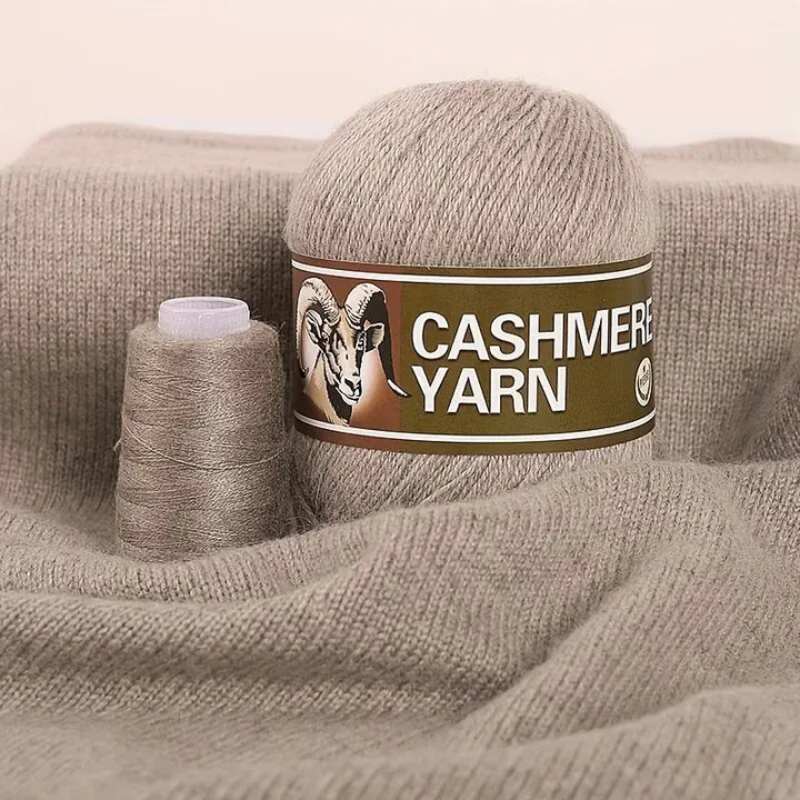 Cashmere Knitting Yarn Balls (6 Pack) – Soft Luxury Yarn for Sweaters, Hats, Scarves & DIY Crafts