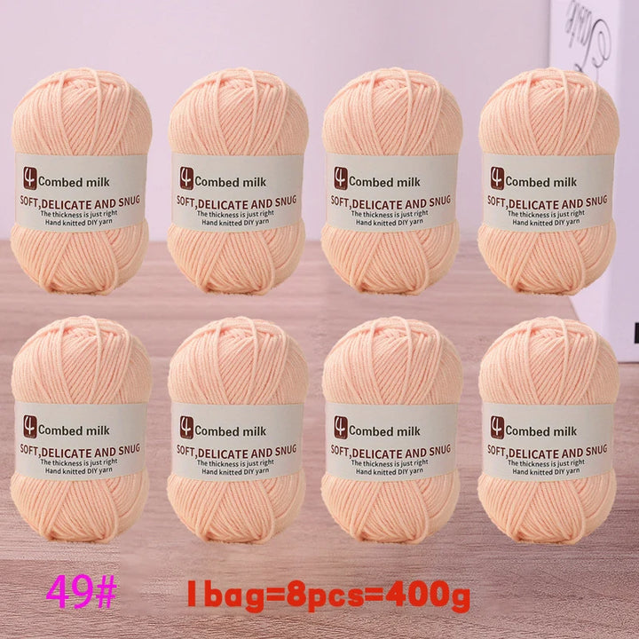 4-Strand Synthetic Knitting Yarn – Soft DIY Craft Yarn for Sweaters, Scarves & Blankets