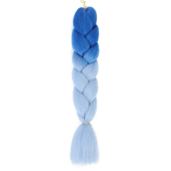 24 Inch Jumbo Braids Extensions – Synthetic Afro Ombre Kanekalon Hair for Children