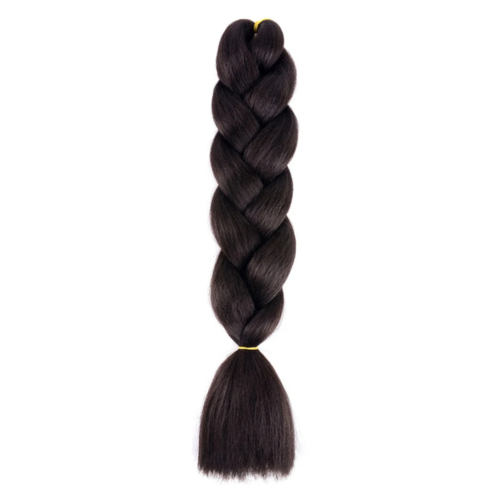 24 Inch Jumbo Braids Extensions – Synthetic Afro Ombre Kanekalon Hair for Children