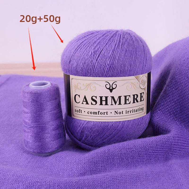 Cashmere Yarn for Hand Knitting – Soft Luxury Yarn for Sweaters, Woolen Garments & Handmade Crafts