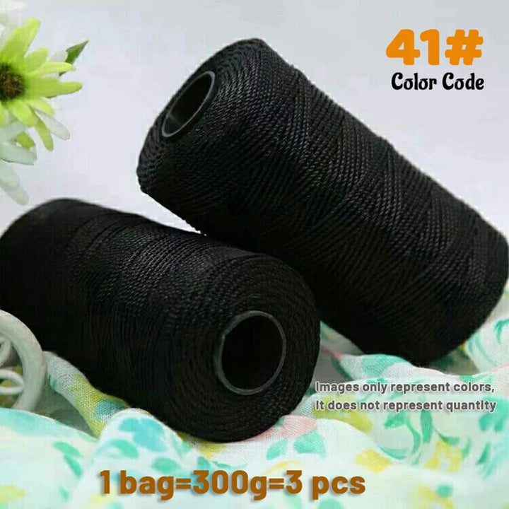 300g Summer Crochet Yarn – Handmade DIY Yarn for Hats, Bags & Home Accessories (3 Pieces/Pack)