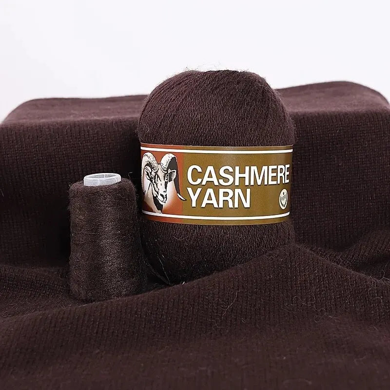 Cashmere Knitting Yarn Balls (6 Pack) – Soft Luxury Yarn for Sweaters, Hats, Scarves & DIY Crafts