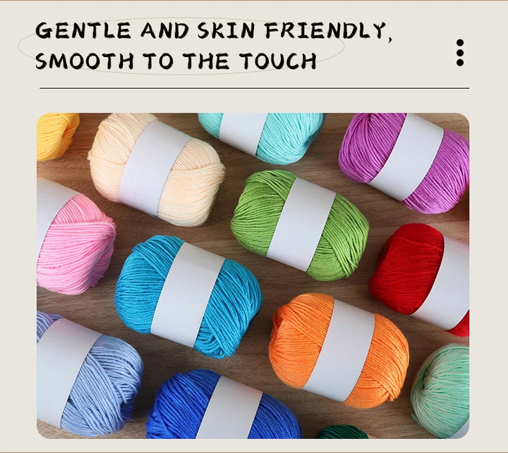 12-Piece Luxury Cashmere-Silk Yarn Set – Ultra-Soft Fluffy Yarn for Sweaters, Coats, Shawls & DIY Crafts (600g)