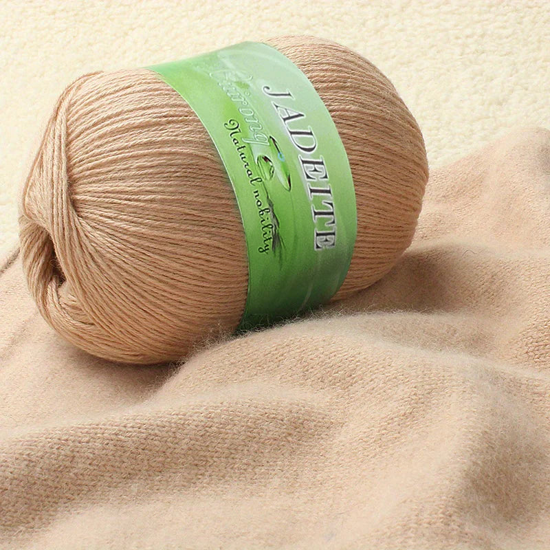 400g Luxury Cashmere Yarn Set (8 Pieces) – Combed Goat Wool for Sweaters, Scarves, Pants & Winter Knitwear
