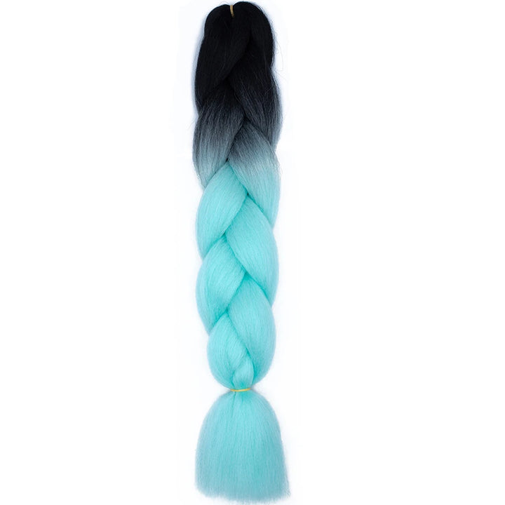 24 Inch Jumbo Braids Extensions – Synthetic Afro Ombre Kanekalon Braiding Hair for Children 22