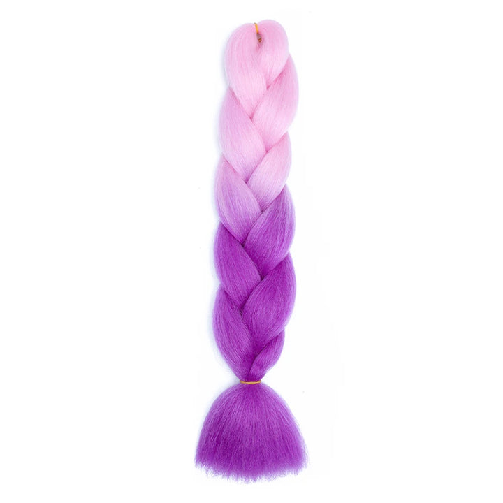24 Inch Jumbo Braids Extensions – Synthetic Afro Ombre Kanekalon Hair for Children