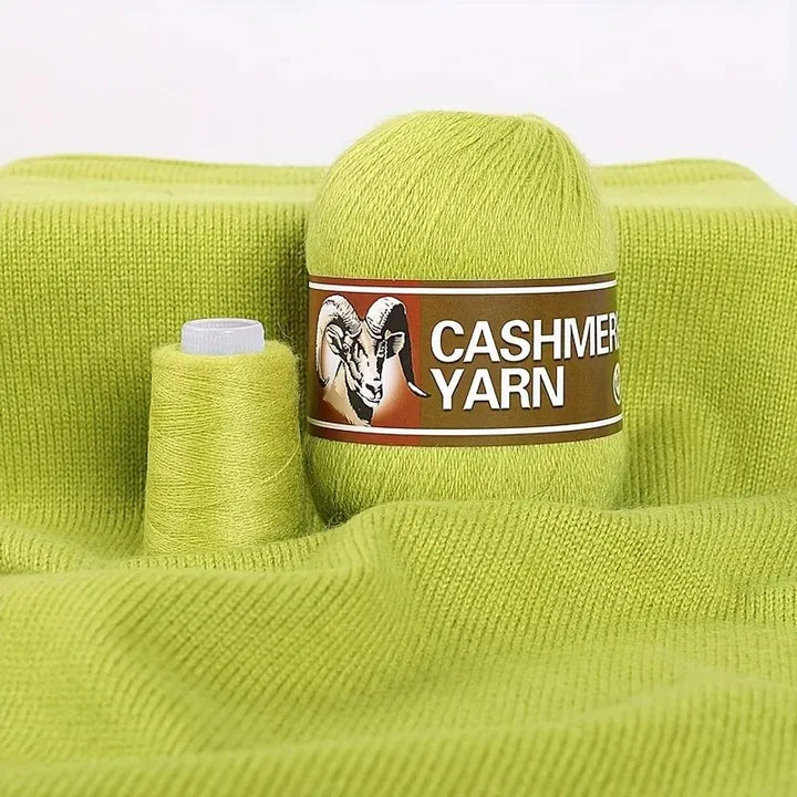 Cashmere Knitting Yarn Balls (6 Pack) – Soft Luxury Yarn for Sweaters, Hats, Scarves & DIY Crafts