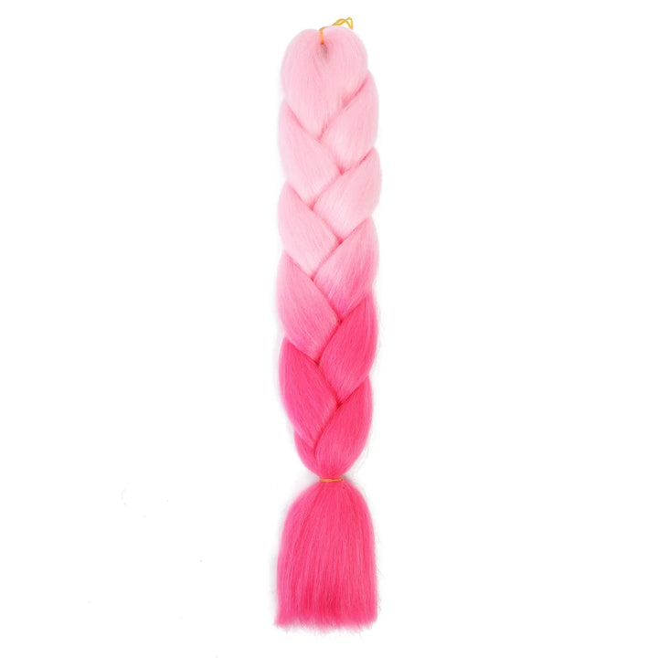 24 Inch Jumbo Braids Extensions – Synthetic Afro Ombre Kanekalon Hair for Children