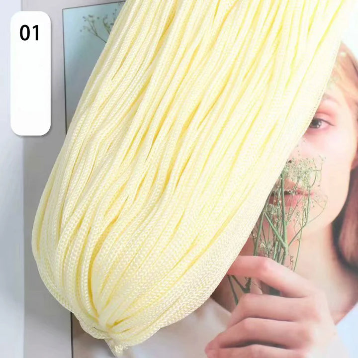 210g Ice Silk Shiny Yarn – Lightweight Summer Crochet Yarn for Sun Hats, Bags, Cushions & DIY Crafts