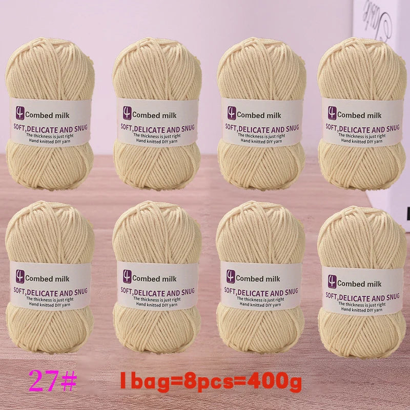 4-Strand Synthetic Knitting Yarn – Soft DIY Craft Yarn for Sweaters, Scarves & Blankets