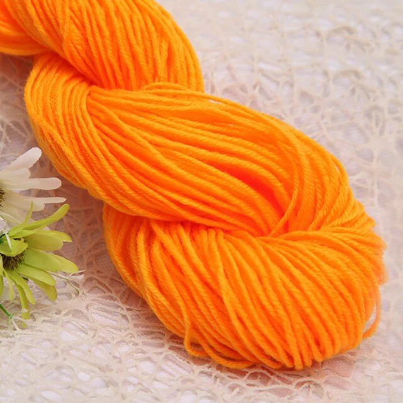245g Medium-Thick Handmade Knitting Yarn – Multi-Purpose Yarn for Sweaters, Hats & Accessories