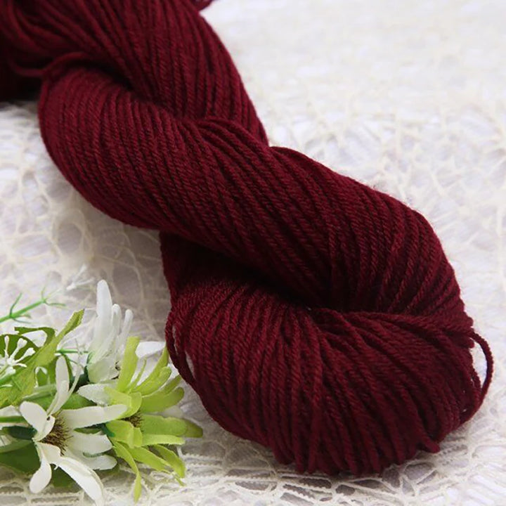 245g Medium-Thick Handmade Knitting Yarn – Multi-Purpose Yarn for Sweaters, Hats & Accessories