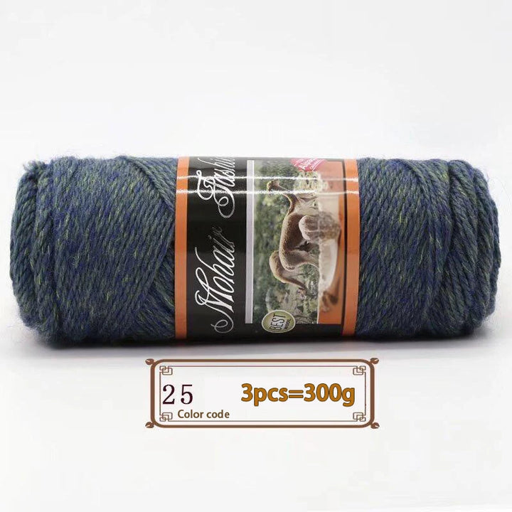300g Colorful Mohair Alpaca Yarn – Soft Knitting Yarn for Sweaters, Scarves, Hats & DIY Crafts