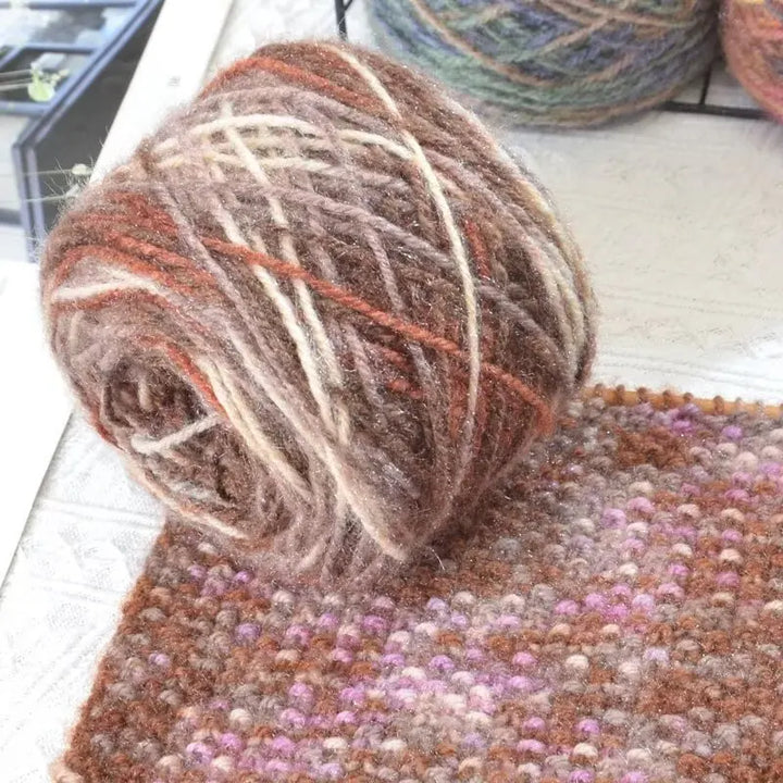 290g Colorful Gradient Imitation Squirrel Yarn – Thick Section-Dyed Yarn for Knitting & Crochet (2 Pcs/Pack)