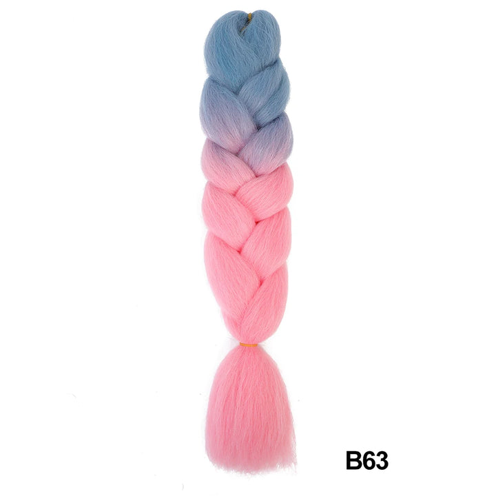 Synthetic 24 Inch 100g Ombre Jumbo Braiding Hair – Kanekalon Twist Extensions