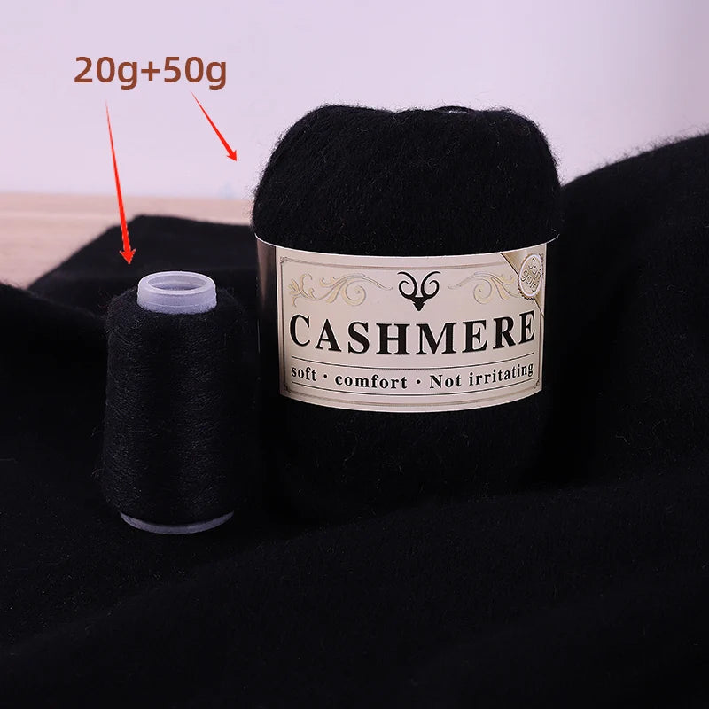 Cashmere Yarn for Hand Knitting – Soft Luxury Yarn for Sweaters, Woolen Garments & Handmade Crafts