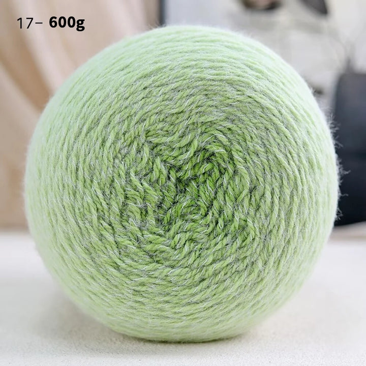 Super Large Gradient Long-Haired Yarn – Extra-Large Medium-Thick Skein for Knitting & Crochet