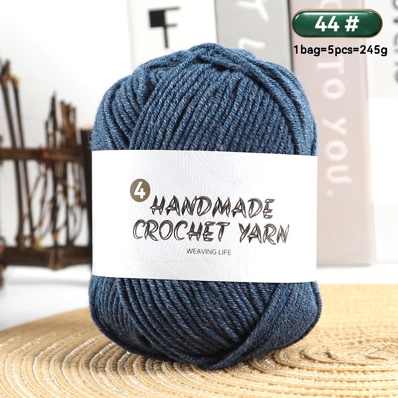 High-Quality 4-Ply Acrylic Yarn – Soft & Lightweight Knitting Yarn for Sweaters, Scarves, Coats, Gloves & DIY Crafts