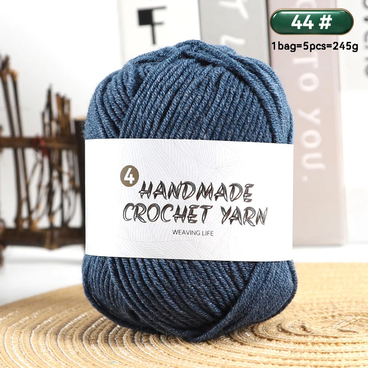 High-Quality 4-Ply Acrylic Yarn – Soft & Lightweight Knitting Yarn for Sweaters, Scarves, Coats, Gloves & DIY Crafts