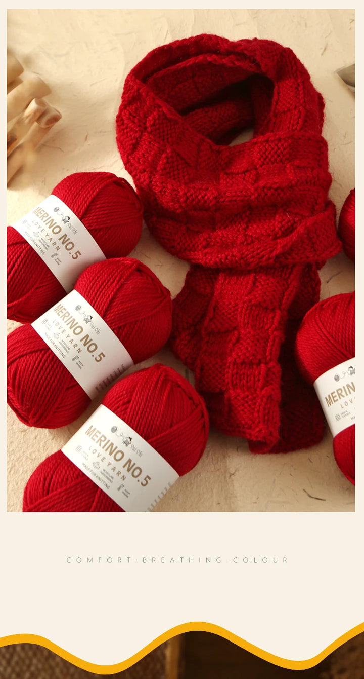 400g Alpaca Wool Blend Yarn Set (4 Pieces) – 245 Stick-Needle Medium-Thick Yarn for Sweaters, Coats, Scarves & DIY Crafts